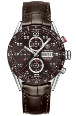 AAA Replica Tag Heuer Carrera Day Date Automatic Chronograph 43mm Mens Watch cv2a1s.fc6236